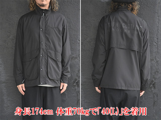 ��TROPHY CLOTHING/�ȥ��ե������������󥰡�2026SS�֡�MONOCHROME�� Windy Jacket/�ɥ�Υ�������ɥ�����ǥ������㥱�åȡ�(TRMN-505)