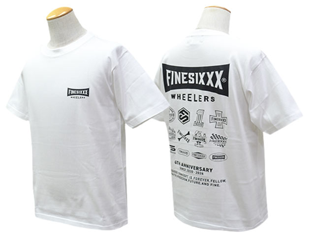 ��3����FINESIXXX/�ե����󥷥å�����2026SS��6th Anniversary Tee/���å��������˥С����꡼Tee��(FS-2026SS-001)