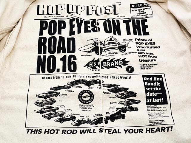 ��POP EYES/�ݥåץ�������2026AW��HOP UP POST Coverall/�ۥåץ��åץݥ��ȥ��С��������(26AW-PPE-005)