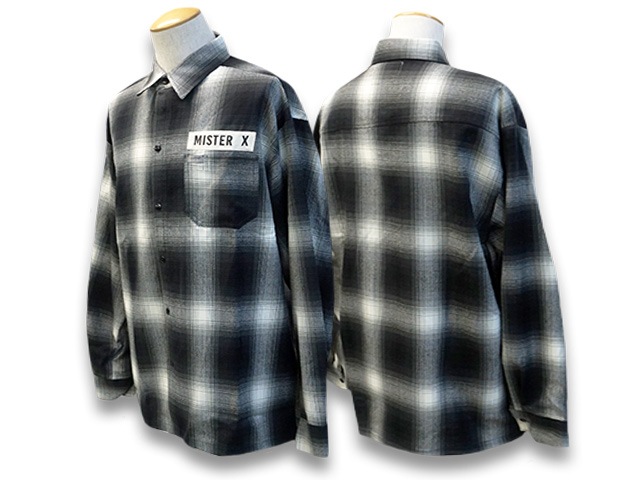 MISTER X/ミスターエックス】2022AW「California Check L/S Shirts