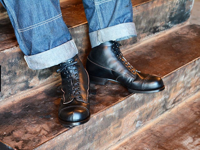 ��2����The 2 Monkeys/�� �ȥ�����󥭡����ۡ�Cap Toe Lace Up Boots��Vaudeville��/����åץȥ��졼�����åץ֡��ġɥ������ɥ�����ɡ�(TM83933)