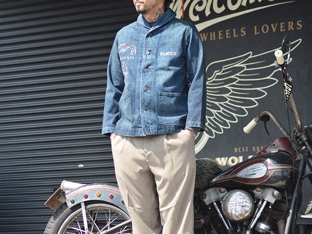 ��BY GLADHAND/�Х�����åɥϥ�ɡ�2024SS��Jack Tar Shawl Jacket��HAND PAINT��/����å��������硼�른�㥱�åȡɥϥ�ɥڥ���ȡɡ�(BYGH-24-SS-03)