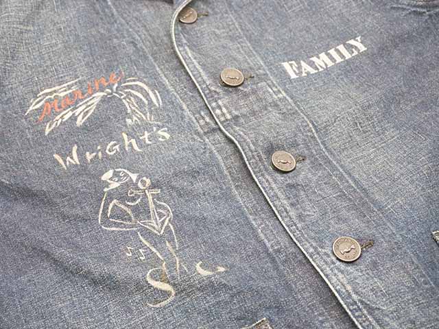 ��BY GLADHAND/�Х�����åɥϥ�ɡ�2024SS��Jack Tar Shawl Jacket��HAND PAINT��/����å��������硼�른�㥱�åȡɥϥ�ɥڥ���ȡɡ�(BYGH-24-SS-03)