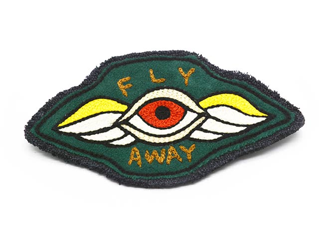 CLUMBER/СۡChain Stitch Embroidery PatchFly Away/󥹥ƥå֥꡼ѥåɥե饤ɡ