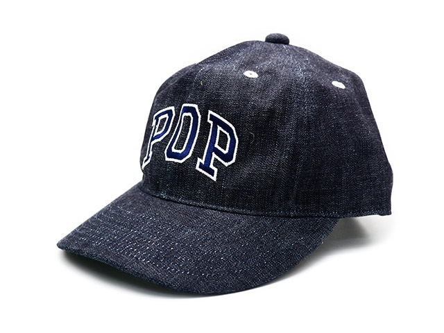 ��FULLCOUNT/�ե륫����ȡۡߡ�POP TRADING COMPANY/�ݥåץȥ졼�ǥ��󥰥���ѥˡ��ۡ�6 Panel Denim Baseball Cap/6�ѥͥ�ǥ˥�١����ܡ��륭��åס�(PTC-003)