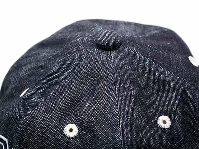 ��FULLCOUNT/�ե륫����ȡۡߡ�POP TRADING COMPANY/�ݥåץȥ졼�ǥ��󥰥���ѥˡ��ۡ�6 Panel Denim Baseball Cap/6�ѥͥ�ǥ˥�١����ܡ��륭��åס�(PTC-003)