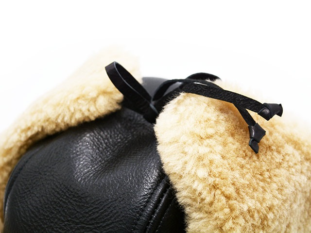 ��2����OLD CROW/������ɥ�������2025AW��Thirteen Crows Mouton Flight Cap/�����ƥ����󥯥������ࡼ�ȥ�ե饤�ȥ���åס�(OC53G01)