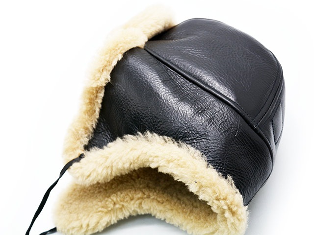 ��2����OLD CROW/������ɥ�������2025AW��Thirteen Crows Mouton Flight Cap/�����ƥ����󥯥������ࡼ�ȥ�ե饤�ȥ���åס�(OC53G01)