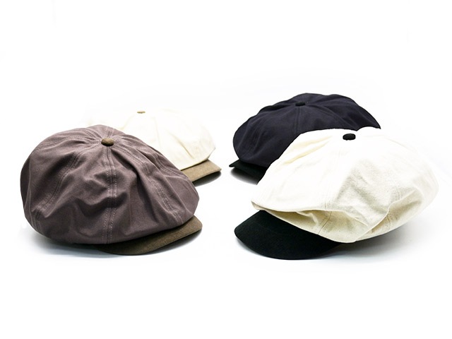 ��4����BLUCO/�֥륳��2026SS��Light Canvas Newsboy Cap/�饤�ȥ����Х��˥塼���ܡ�������åס�(163-61-051)