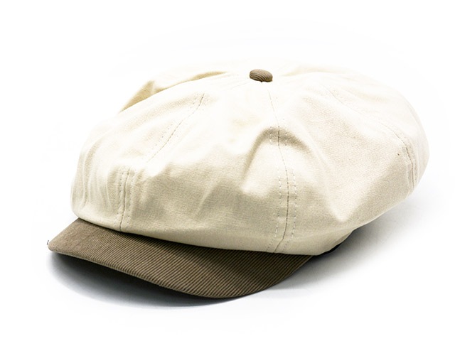 ��4����BLUCO/�֥륳��2026SS��Light Canvas Newsboy Cap/�饤�ȥ����Х��˥塼���ܡ�������åס�(163-61-051)