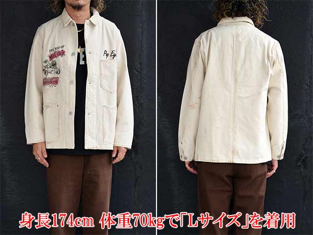 ��POP EYES/�ݥåץ�������2026AW��HOP UP POST Coverall��Paint��/�ۥåץ��åץݥ��ȥ��С�������ɥڥ���ȡɡ�(26AW-PPE-006)