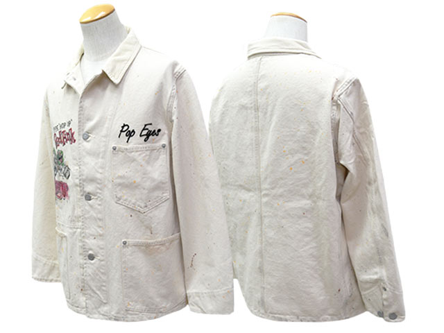 ��POP EYES/�ݥåץ�������2026AW��HOP UP POST Coverall��Paint��/�ۥåץ��åץݥ��ȥ��С�������ɥڥ���ȡɡ�(26AW-PPE-006)