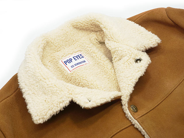 POP EYES/ポップアイズ】2024AW「Goatskin Suede Danger Ranch Jacket