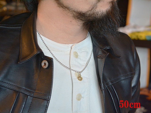 ��FIRST ARROW's/�ե������ȥ��������ۡ�Large Ball Chain Necklace/�顼���ܡ����������ͥå��쥹��(O-064)