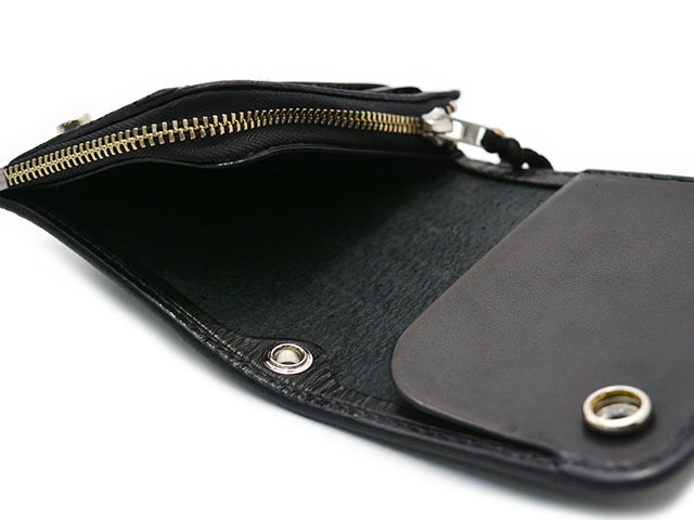 ��EVILACT/�����֥륢���ȡۡߡ�AWAKE/�����������ۡ�Leather Short Wallet��CROSS BONE��/�쥶�����硼�ȥ�����åȡɥ������ܡ���ɡ�(EA-AWK-A03)