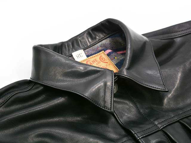 ��SUGAR CANE/���奬���������2025AW��BLACK HORSEHIDE LEATHER JACKET 1953 MODEL/�֥�å��ۡ����ϥ��ɥ쥶�����㥱�å�1953��ǥ��(SC80681)