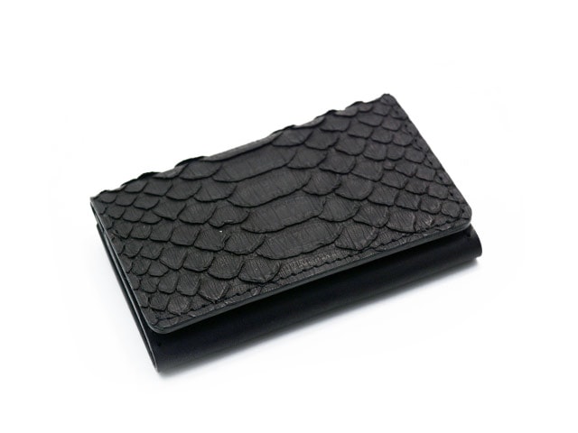 HWZN BROSS/ハウゼンブロス】「Pythone Leather Card Case/パイソン