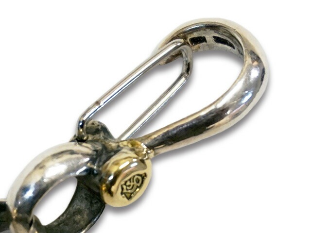 ��SHAFT SILVER WORKS/����եȥ���С�������ۡ�Large Smooth Links with Large Bell Wallet Chain/�顼�����ࡼ����󥯥��������顼���٥륦����åȥ��������(SWC-Short-L)