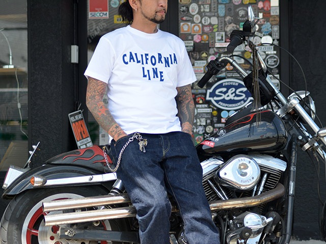 (50% OFF)��5����CALIFORNIA LINE/����ե���˥��饤���2023SS��Crew Neck Felt Patch Tee/���롼�ͥå��ե���ȥѥå�Tee��