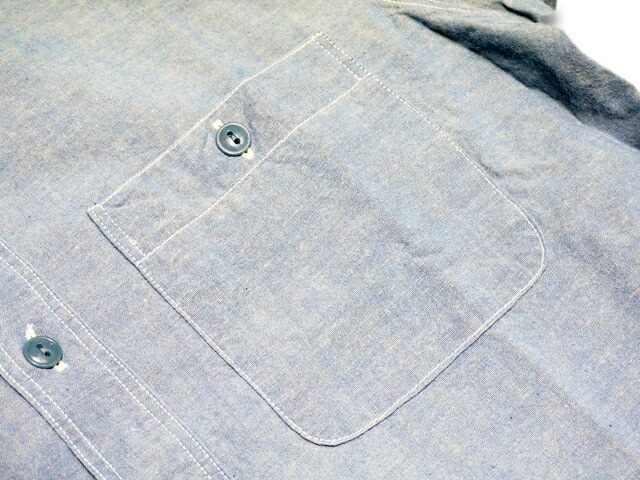 ��2����FULLCOUNT/�ե륫����ȡۡ�Basic Chambray Shirts/�١����å������֥졼����ġ�(4810)