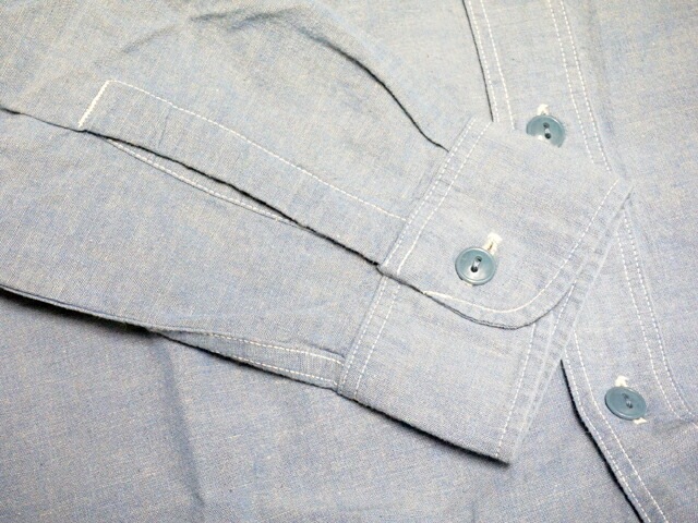 ��2����FULLCOUNT/�ե륫����ȡۡ�Basic Chambray Shirts/�١����å������֥졼����ġ�(4810)