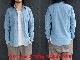 ��2����FULLCOUNT/�ե륫����ȡۡ�Basic Chambray Shirts/�١����å������֥졼����ġ�(4810)