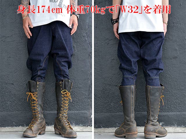 BLACK SIGN/֥åۡDark Indigo Denim Sheriff Breeches/ǥǥ˥ॷե֥꡼(BSSP-23508)