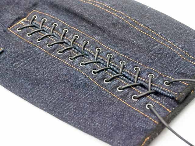 ��BLACK SIGN/�֥�å�������ۡ�Dark Indigo Denim Sheriff Breeches/����������ǥ����ǥ˥ॷ����ե֥꡼��������(BSSP-23508)