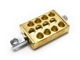 ��HWZN BROSS/�ϥ�����֥����ۡ�Drilled Kick Pedal/�ɥ��ɥ��å��ڥ����(Brass)