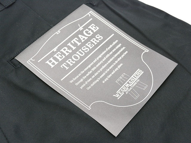 ��2����WEARMASTERS by ATTRACTIONS/�������ޥ��������Х����ȥ饯����󥺡ۡ�Heritage Trousers/�إ�ơ����ȥ饦��������(720)
