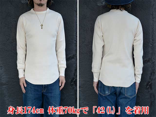 ��2����FREE WHEELERS/�ե꡼�ۥ����顼����2024FW��L/S Underwear��CREW NECK TYPE��/���󥰥��꡼�֥�������������ɥ��롼�ͥå������סɡ�(2525001)