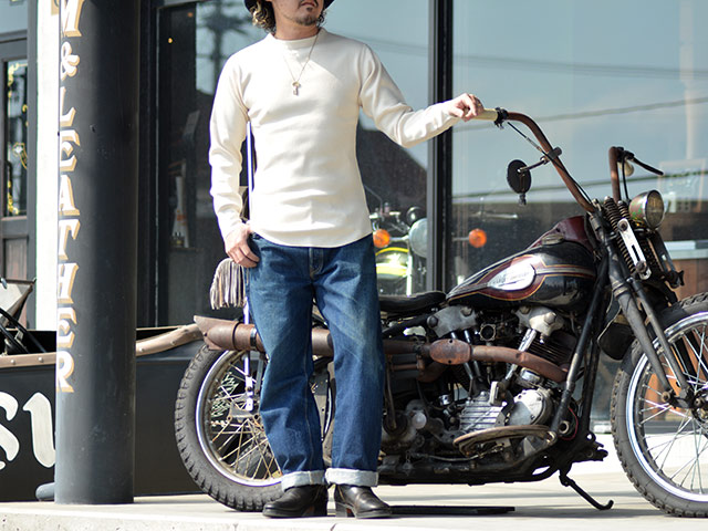 ��2����FREE WHEELERS/�ե꡼�ۥ����顼����2024FW��L/S Underwear��CREW NECK TYPE��/���󥰥��꡼�֥�������������ɥ��롼�ͥå������סɡ�(2525001)