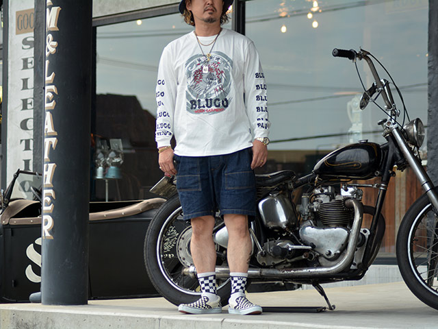 (30% OFF)��4����BLUCO/�֥륳��2025SS��Heavy Dry Cotton Print L/S Tee��ͷ���/�إӡ��ɥ饤���åȥ�ץ��ȥ��󥰥��꡼��Tee��YUTAKA�ɡ�(155-12-001)