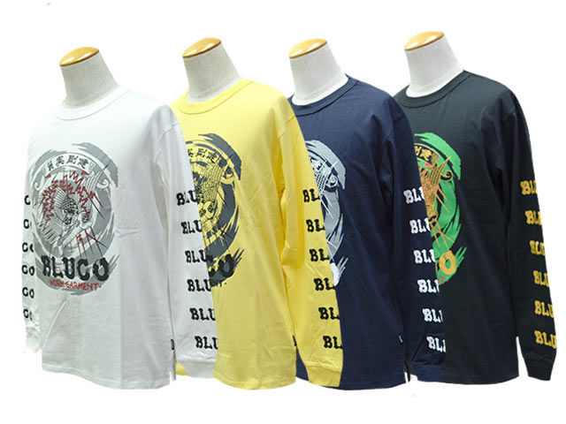 (30% OFF)��4����BLUCO/�֥륳��2025SS��Heavy Dry Cotton Print L/S Tee��ͷ���/�إӡ��ɥ饤���åȥ�ץ��ȥ��󥰥��꡼��Tee��YUTAKA�ɡ�(155-12-001)