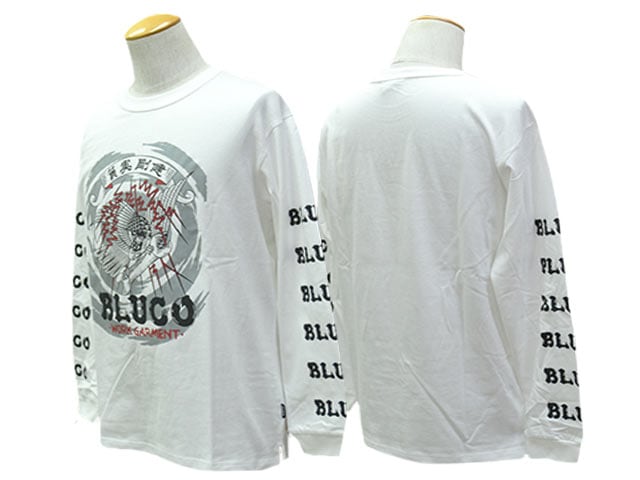 全4色【BLUCO/ブルコ】2025SS「Heavy Dry Cotton Print L/S Tee