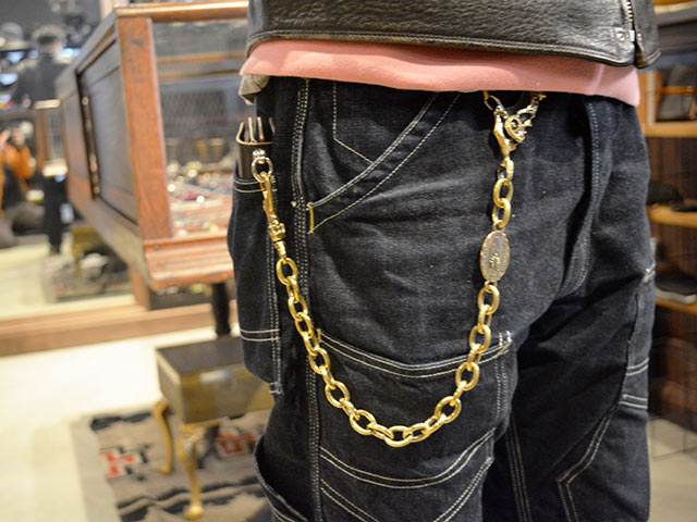 ��galcia/���륷���ۡ�Mexican Skull Brass Wallet Chain/�ᥭ�����󥹥���֥饹������åȥ��������(25WCB-MSM001BB)