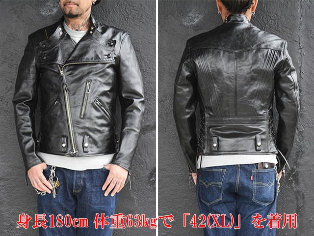 FREE WHEELERS/フリーホイーラーズ】「30's Motorcycle Jacket Double