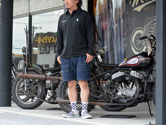 (30% OFF)��4����BLUCO/�֥륳��2025SS��Heavy Dry Cotton Polo Neck L/S Tee��OIL CAN��/�إӡ��ɥ饤���åȥ�ݥ��ͥå����󥰥��꡼��Tee�ɥ����륫��ɡ�(155-12-013)