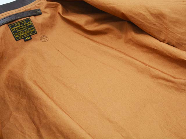 ��BUZZ RICKSON'S/�Х��ꥯ���󥺡ۡ�Type A-2��A.C. No.W535 ac 29191 BUZZ RICKSON MFG.CORP.��COLD WEATHER TESTING DET.IN ALASKA��(BR80667)