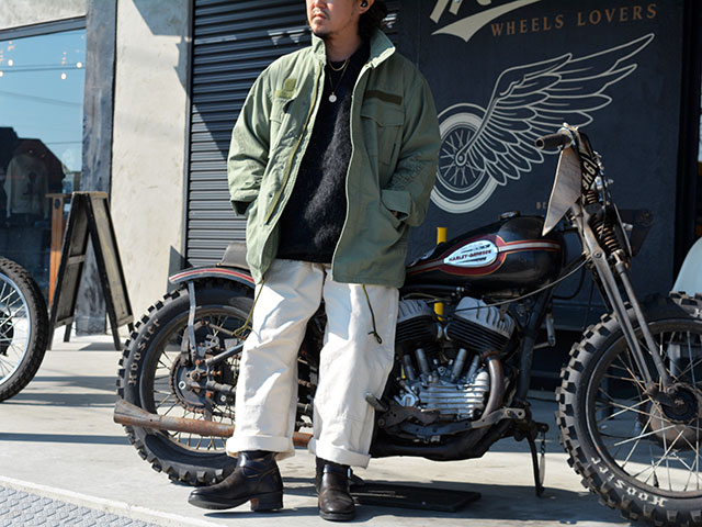 ��Liberaiders/��٥쥤��������2025FW��Hand Writing Print M65 Jacket/�ϥ�ɥ饤�ƥ��󥰥ץ���M65���㥱�åȡ�(77012)