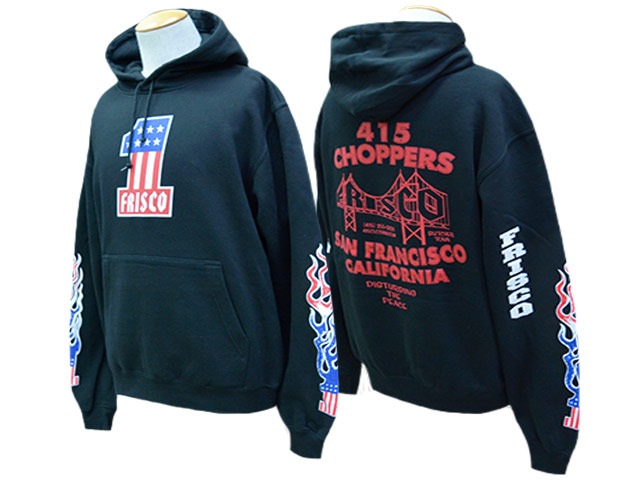 ��2����415 CLOTHING/415���������󥰡ۡ�Printed Pullover Hoodie��FRISCO #1��/�ץ��ƥåɥץ륪���С��ա��ǥ����ɥեꥹ��#1�ɡ�