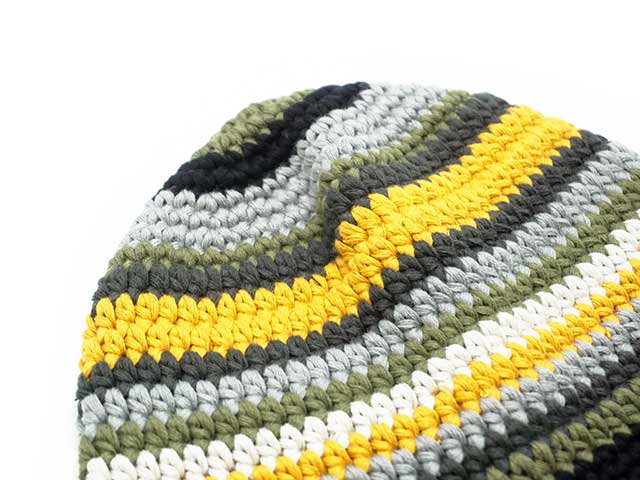 THE HAT HATTER Mighty Shine ベージュハット Lサイズ 全2色【Mighty Shine/マイティーシャイン】2024AW「Knit Tulip