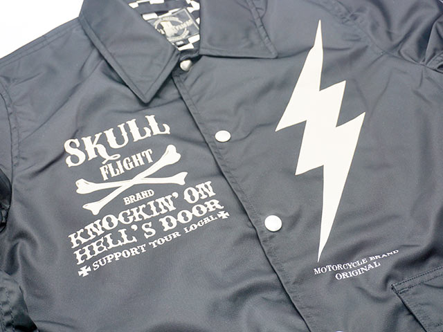 ��2����SKULL FLIGHT/������ե饤�ȡ�2024SS��Riders Coach Jacket/�饤���������������㥱�åȡɡ�