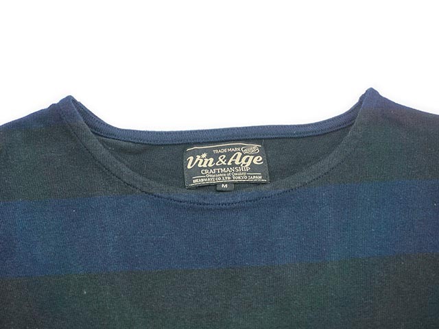 (30% OFF)��2����Vin&Age/������&��������2024AW��2 inch Border Basque Shirts/2������ܡ������Х�������ġ�(VT8)