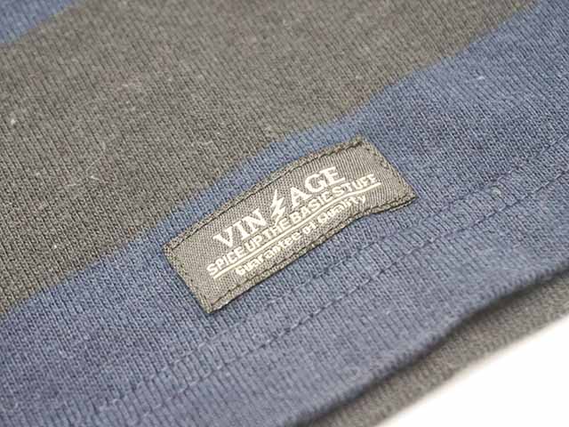 (30% OFF)��2����Vin&Age/������&��������2024AW��2 inch Border Basque Shirts/2������ܡ������Х�������ġ�(VT8)