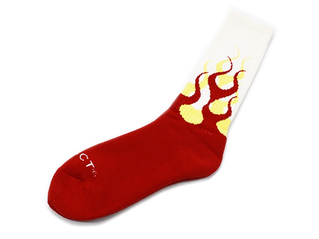 ��3����EVILACT/�����֥륢���ȡ�2024AW��Flames Long Socks/�ե쥤�ॹ���󥰥��å�����(EA24-ACT2-A02)
