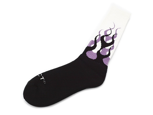 ��3����EVILACT/�����֥륢���ȡ�2024AW��Flames Long Socks/�ե쥤�ॹ���󥰥��å�����(EA24-ACT2-A02)