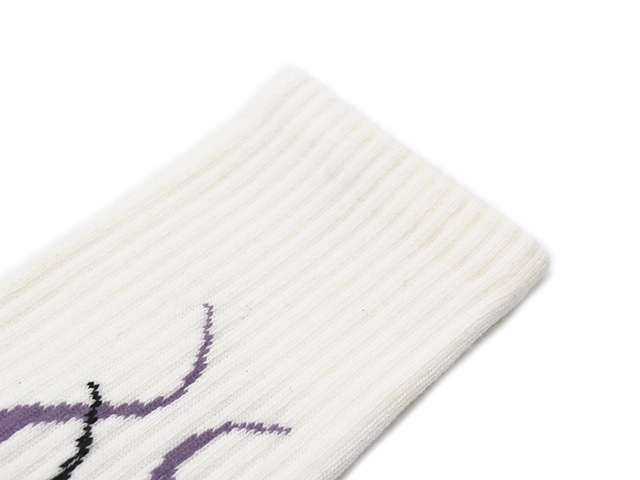 ��3����EVILACT/�����֥륢���ȡ�2024AW��Flames Long Socks/�ե쥤�ॹ���󥰥��å�����(EA24-ACT2-A02)