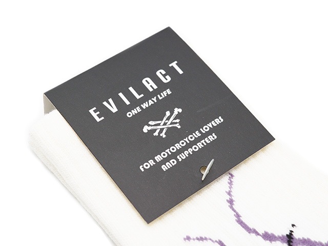 ��3����EVILACT/�����֥륢���ȡ�2024AW��Flames Long Socks/�ե쥤�ॹ���󥰥��å�����(EA24-ACT2-A02)