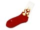 ��3����EVILACT/�����֥륢���ȡ�2024AW��Flames Long Socks/�ե쥤�ॹ���󥰥��å�����(EA24-ACT2-A02)